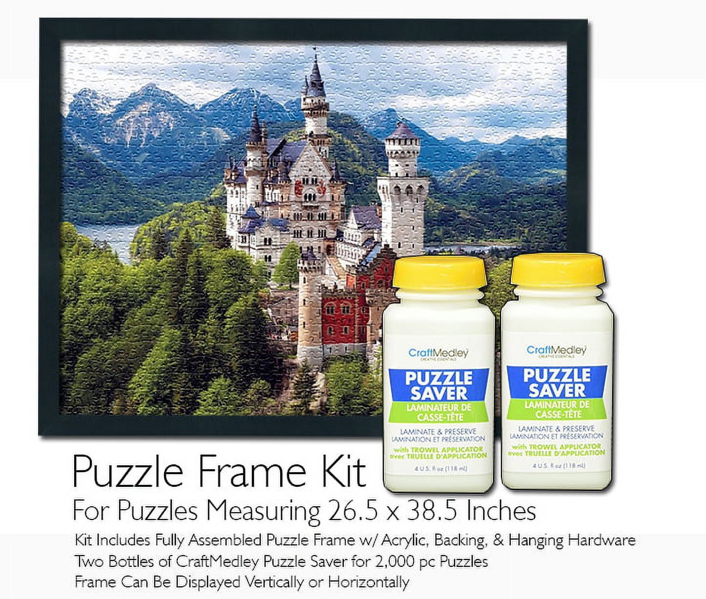 Mod Podge Jigsaw Puzzle Frame Kit - For Puzzles Measuring 21.25x15 inches 