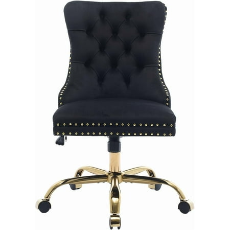 upholstered tufted office chair with product