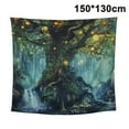 thumbnail image 1 of Tapiz colgante de pared 3D Floral bosque creativo tapiz de pared 3D realista decoración del hogar tapiz de arte de pared con estampado de árbol Adepaton 2034791-1, 1 of 9