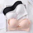thumbnail image 5 of Miaoju Front Closure Bandeau Bra for Girls Comfortable Strapless Bra Wireless Tops Soft Breathable Bralette With Removable Straps Pads, 5 of 9