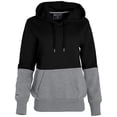 thumbnail image 3 of Holloway Sportswear 2XL Womens Ration Hoodie Black/Charcoal Heather 229378, 3 of 4