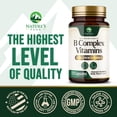 thumbnail image 4 of B Complex Vitamin - Super B Vitamins with Vitamin C & Folic Acid for Cellular Energy & Immune Support - Vitamin B Supplement With B1, B2, B3, B6 & B12 for Women & Men, Bottled in USA - 120 Capsules, 4 of 9