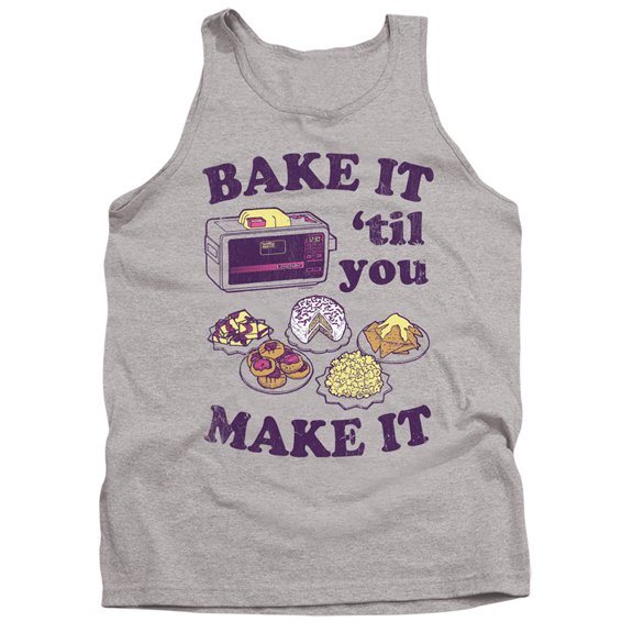 Easy Bake Oven Bake It Til You Make It Adult Tank Top Athletic Heather