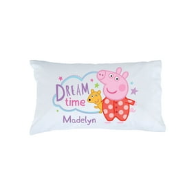Personalized Kids Pillowcase Peppa Pig Peppa And George