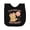 AB-Black, variant on Inktastic Beary First Birthday 2026 Teddy Bear Newborn Bib