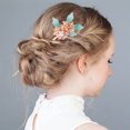 thumbnail image 4 of Palillo para el pelo con diamantes de imitación, palillos para el pelo, horquilla para moño para mujeres y niñas, accesorios florales, adornos vintage, 4 of 5