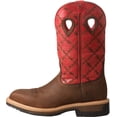 thumbnail image 2 of Men's Twisted X MLCA005 Lite Cowboy Alloy Toe Work Boot Brown/Flash Red Leather 7 2E, 2 of 6