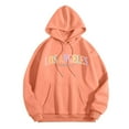 thumbnail image 3 of Los Angeles Hoodies for Women Fall Winter Long Sleeve L.A. Graphic Hooded Sweatshirt with Pockets Pullover Tops, 3 of 4