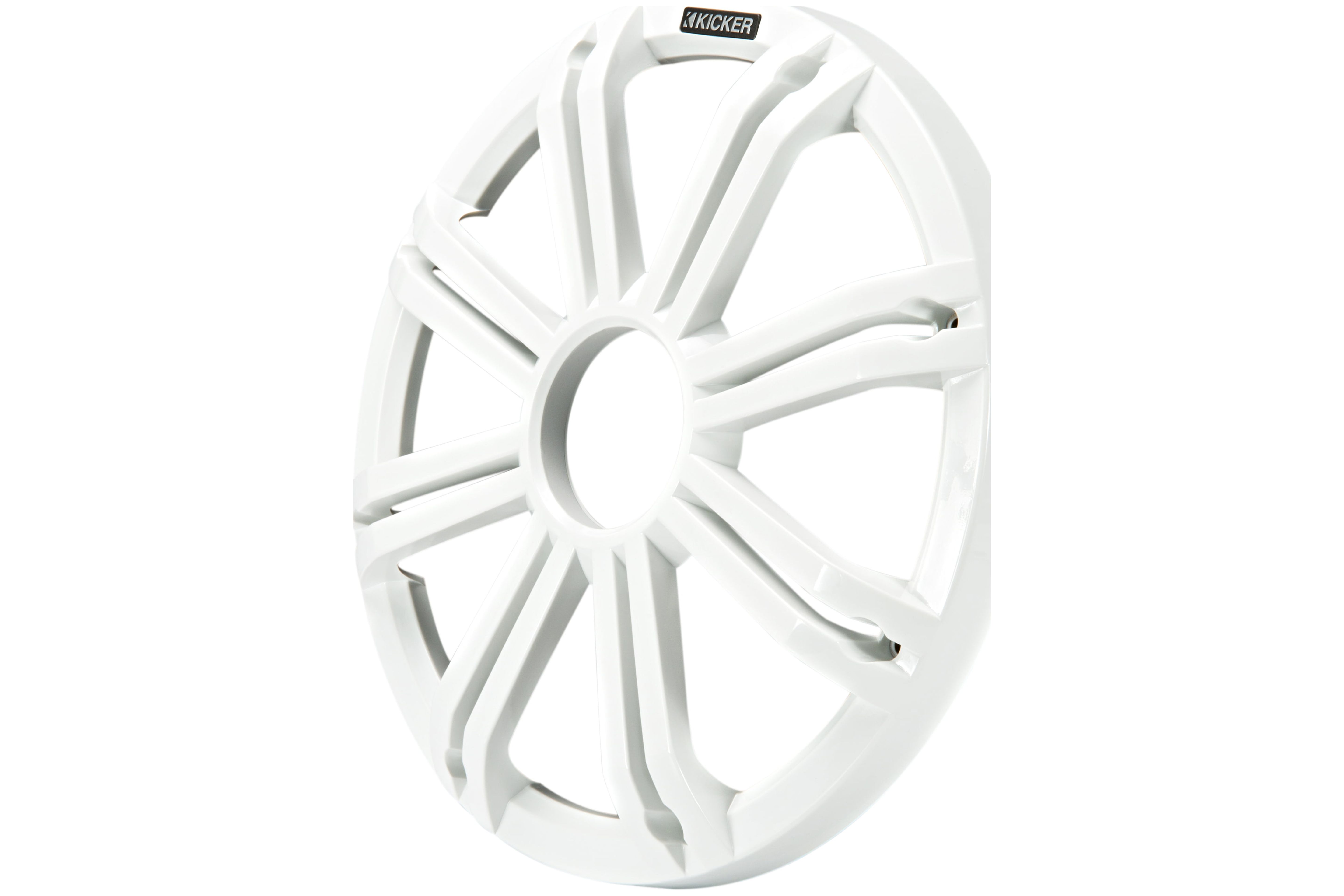 Kicker 45KM104 10 Inch Marine Subwoofer 4 Ohm White Grill with