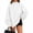 White-A260924, variant on Garbnen Fleece Mock Neck Sweatshirt Women Solid Long Sleeve Oversized Sweatshirts for Women Soft Warm Fall Streetwear Thermal Pullover Sweaters for Women White