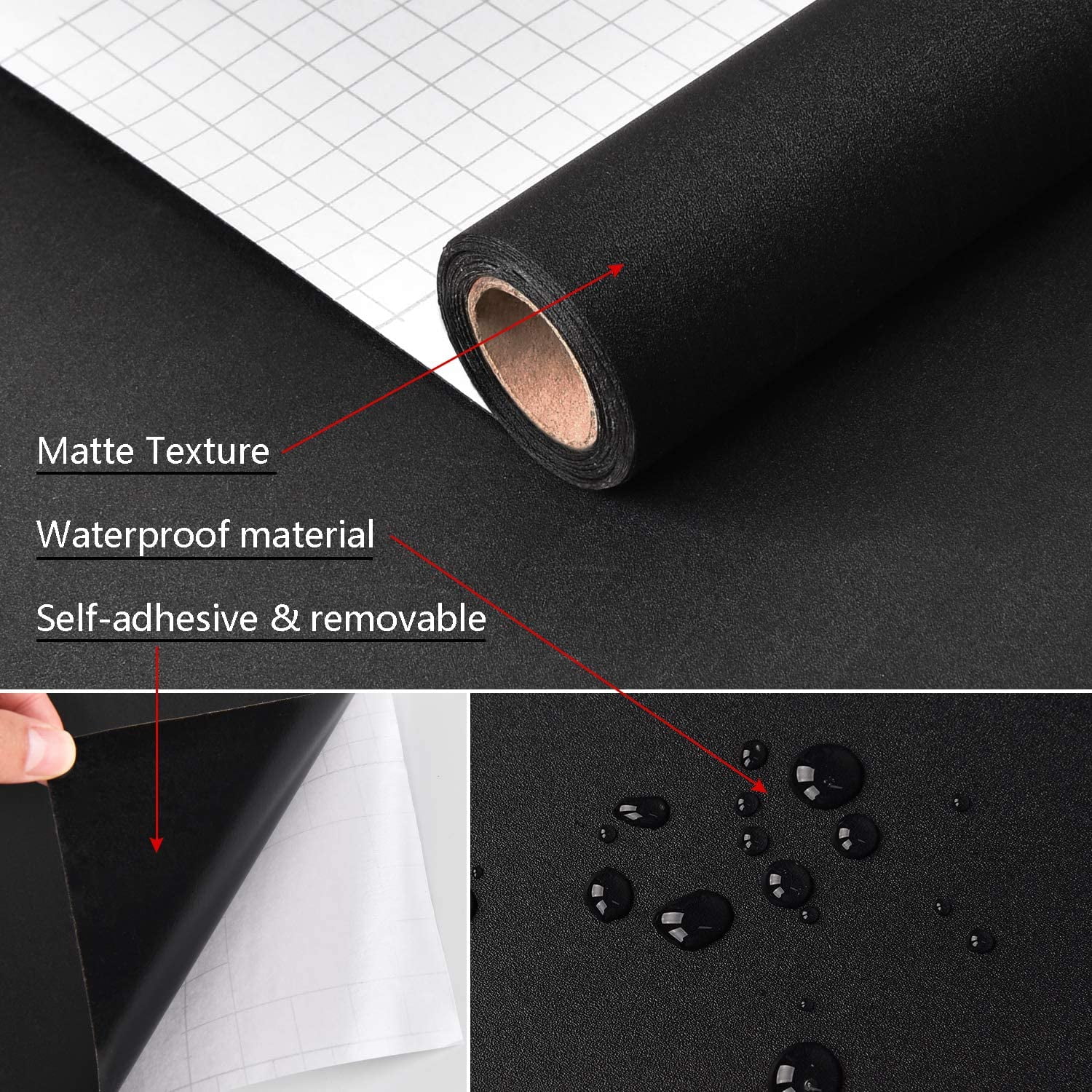 Magnetic black wallpaper kit for sale