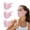Pink, variant on 3-Pack UPF 50+ Cooling Breathable Sun Face Mask, Lightweight Washable UV Protection for Summer Outdoor