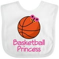 thumbnail image 3 of Inktastic Basketball Princess Girls Baby Bib, 3 of 4