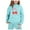 Light Blue, variant on Girls Outfit Sets Toddler Boy Girl Long Sleeve Cute Print Warm Hoodie Sweatpant Kids Outfits Sweat Suit,2-13Y