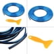 thumbnail image 4 of Tiras de moldura para Interior de coche, tablero de puerta, ventilación de aire, volante, línea de decoración Flexible, color azul, 4 of 5