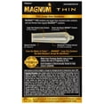thumbnail image 2 of Preservativos Trojan Magnum Thin de gran tamaño lubricados 12 unidades, 2 of 9