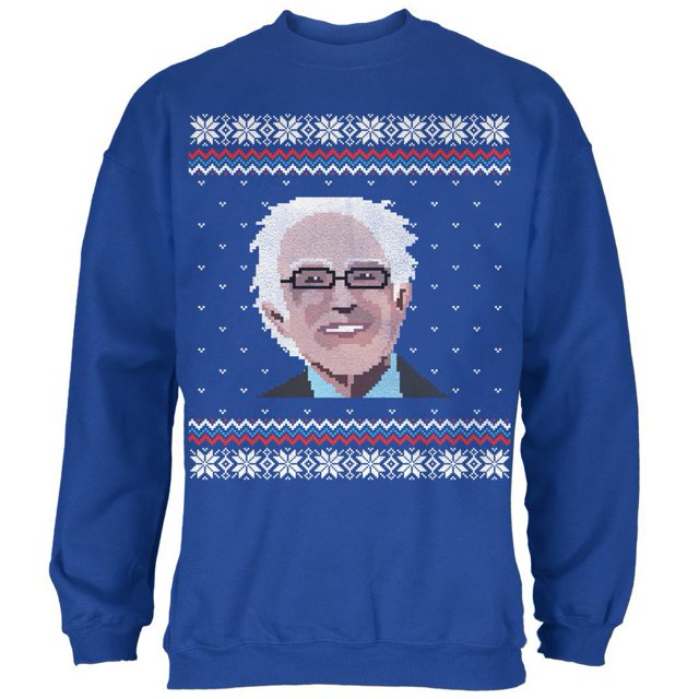 Election Bernie Sanders Ugly Xmas Sweater Royal Adult Sweatshirt