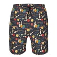 thumbnail image 3 of Fotbe Christmas Holiday Bowling Trajes de Baño Estampados para Hombre, Shorts de Verano de Secado Rápido, Ropa de Playa, Bañadores-Small, 3 of 6