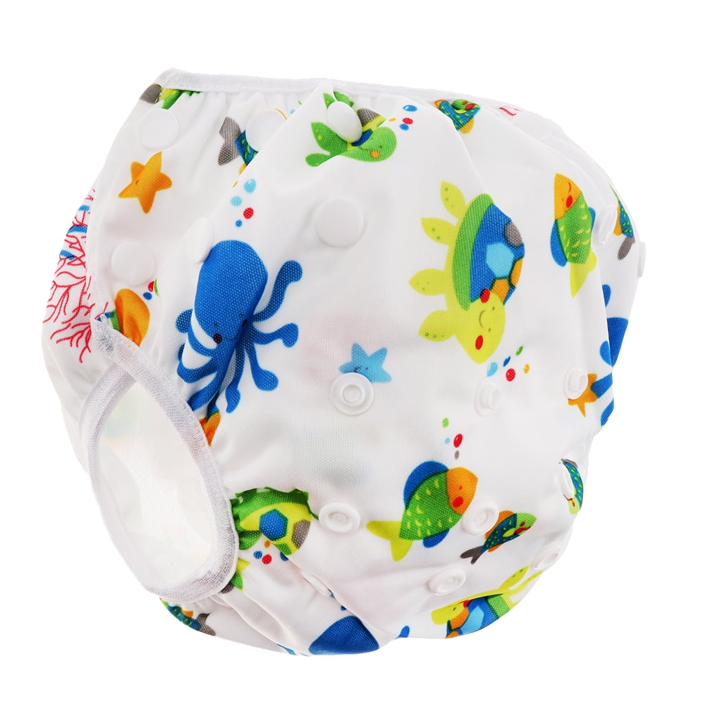 Summer Swim Diaper Nappy Pants Reusable Adjustable Infant Baby Boy Girl Toddler 