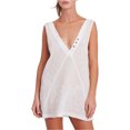 thumbnail image 1 of Free People Vestido recto bordado para mujer, color blanco roto, pequeño, 1 of 1
