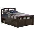 thumbnail image 3 of Hillsdale Furniture Schoolhouse 4.0 Charlie Captain's Full Bed, 1 Storage Unit, Brown, 3 of 5