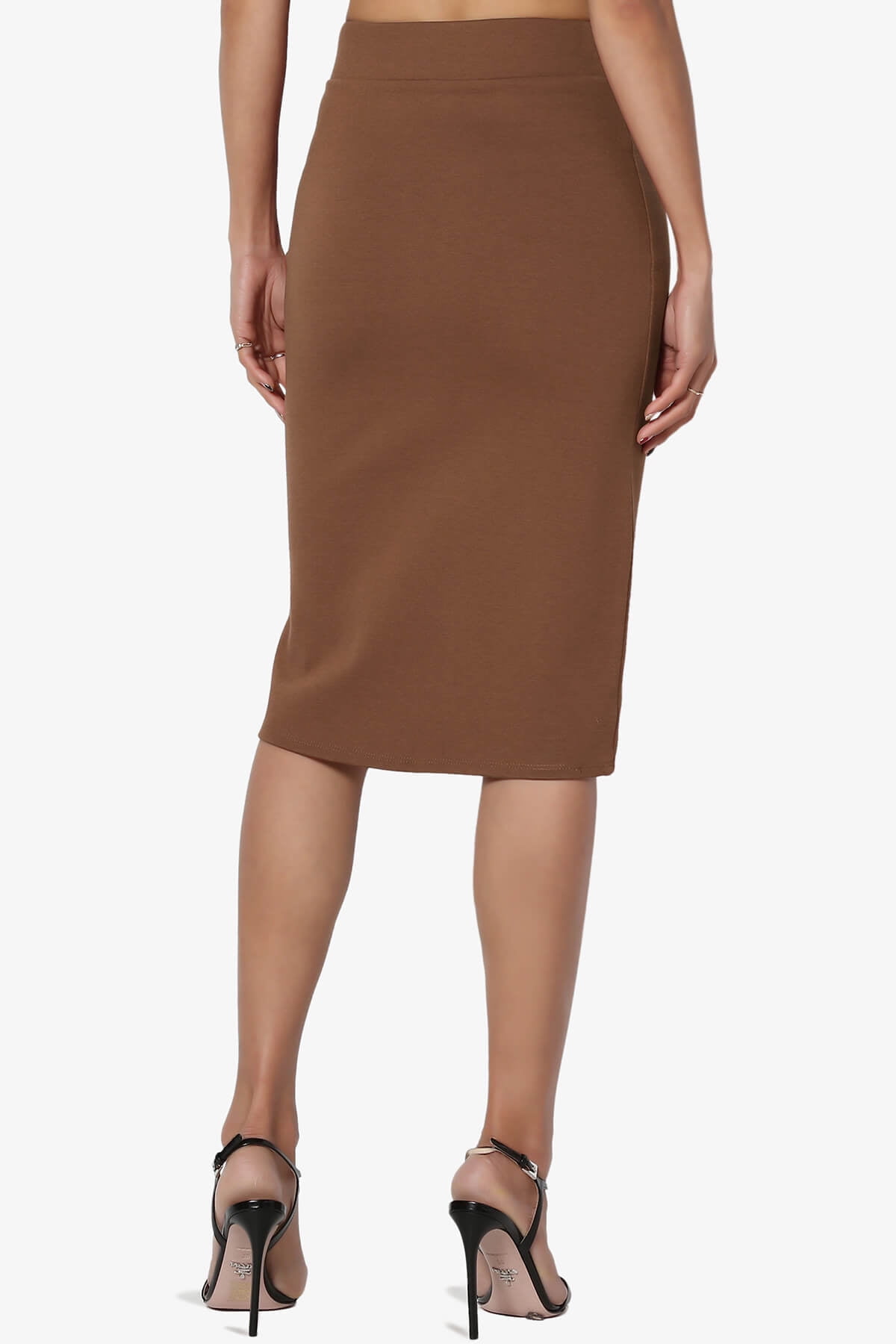 Ponte Skirt With Wide Waistband