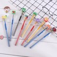 thumbnail image 4 of Lápiz de dibujos animados para niños con cabeza de goma, lápiz creativo de madera para escuela primaria, regalo de papelería, 4 of 5
