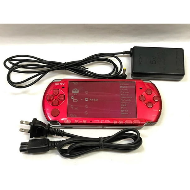 Sony PlayStation Portable PSP 3000 Console (Red) – PSP 3000