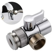 Bathroom Accessories Set,Brass 3Way G1/2 M22 Diverter Home Kitchen Bathroom Bidet Basin Faucet Adapter