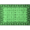 thumbnail image 1 of Ahgly Company Indoor Rectangle Oriental Emerald Green Traditional Area Rugs, 5' x 7', 1 of 4