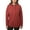 Red, variant on Mondetta Women's Cozy Warm Fleece Button-Up Shirt, Blue, XL