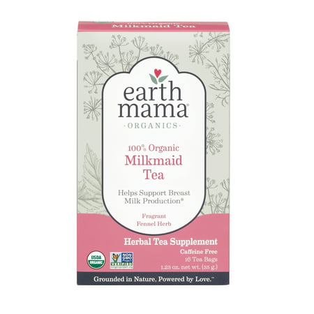 Earth Mama Organics Organic Milkmaid Tea - 16 CT (Best Tea On Earth)