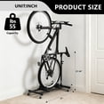 thumbnail image 2 of HaiNova Adjustable Height Vertical Bike Stand, Freestanding Bike Rack with Wheels for Garage & Apartment, Safe & Secure, for Wheels Sizes up to 29”, 2 of 10