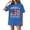 Blue, variant on America 250 Anniversary 1776 2026 Graphic Short Sleeve Crewneck Loose Fit Casual T Shirt for Women Men Unisex Army Green L