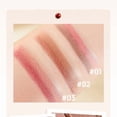 thumbnail image 4 of Lenkho 3-in-1 Gradient Shimmer Eyeshadow Stick, Creamy Blendable Eyeshadow Stick, High Pigment Shimmery Eyeshadow, Long-Lasting Waterproof Eye Makeup Stick, Easy to Use for Beginners, 4 of 6