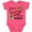Vintage Hot Pink, variant on Inktastic I Listen to Country Music with My Mommy with Guitar and Hat Boys or Girls Baby Bodysuit