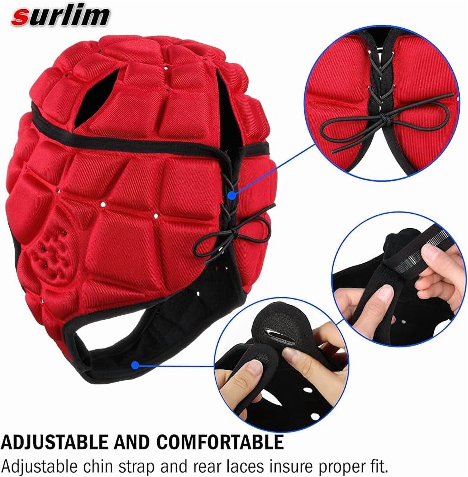 Rugby Helmet Soft Shell Helmets for Flag Football Scrum Cap Soft Helmet for Kids Youth