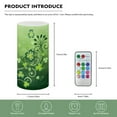 thumbnail image 5 of COEQINE Clover Polka Dot Green LED Flameless Candles Battery Operated with Remote Timer Realistic Electric Candle Pillar Lights Color Changing for St. Patrick's Day Home Indoor Outdoor Decor, 5 of 7