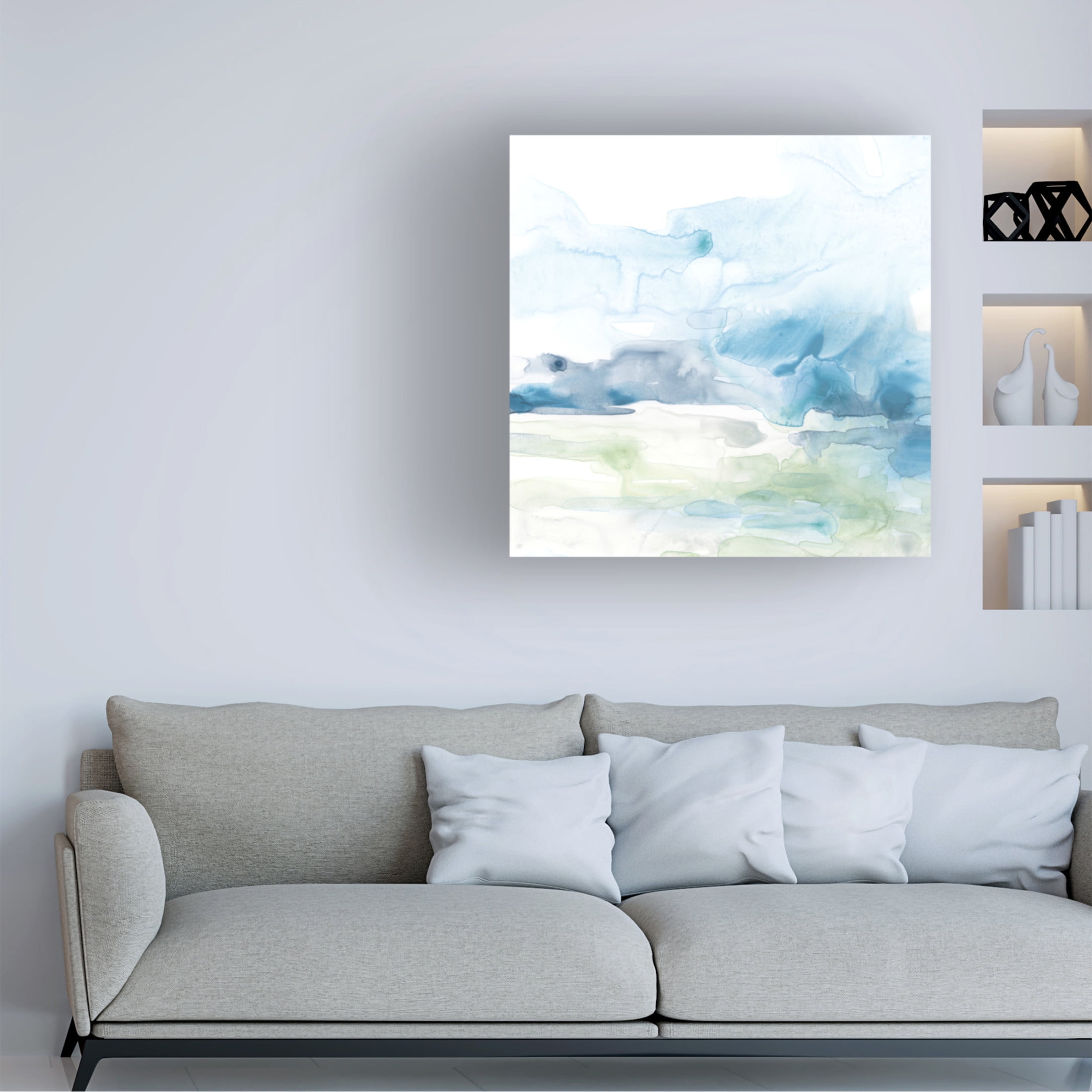 Trademark Fine Art June Erica Vess  Liquid Sky I Canvas Wall Art