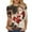 White-9, variant on successthop Womens Christmas Tops Funny Graphic Santa 3/4 Sleeve Clothes Lightweight Crewneck Loungewear Vacation Shirt