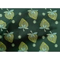 thumbnail image 4 of oneOone Cotton Poplin Fabric Zig Zag|Leaves & Floral Artistic Print Fabric by The Yard 42 Inch Wide, 4 of 4