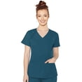 thumbnail image 3 of Med Couture Women's Short Sleeve V-Neck Raglan Top, 3 of 8