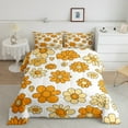 thumbnail image 2 of Manfei Country Floral Bedding Comforter Set,Rustic Daisy Twin Comforter Sets,Yellow White Bedding Set For Kids,Breathable Home Decor Reversible,2-Piece, 2 of 8