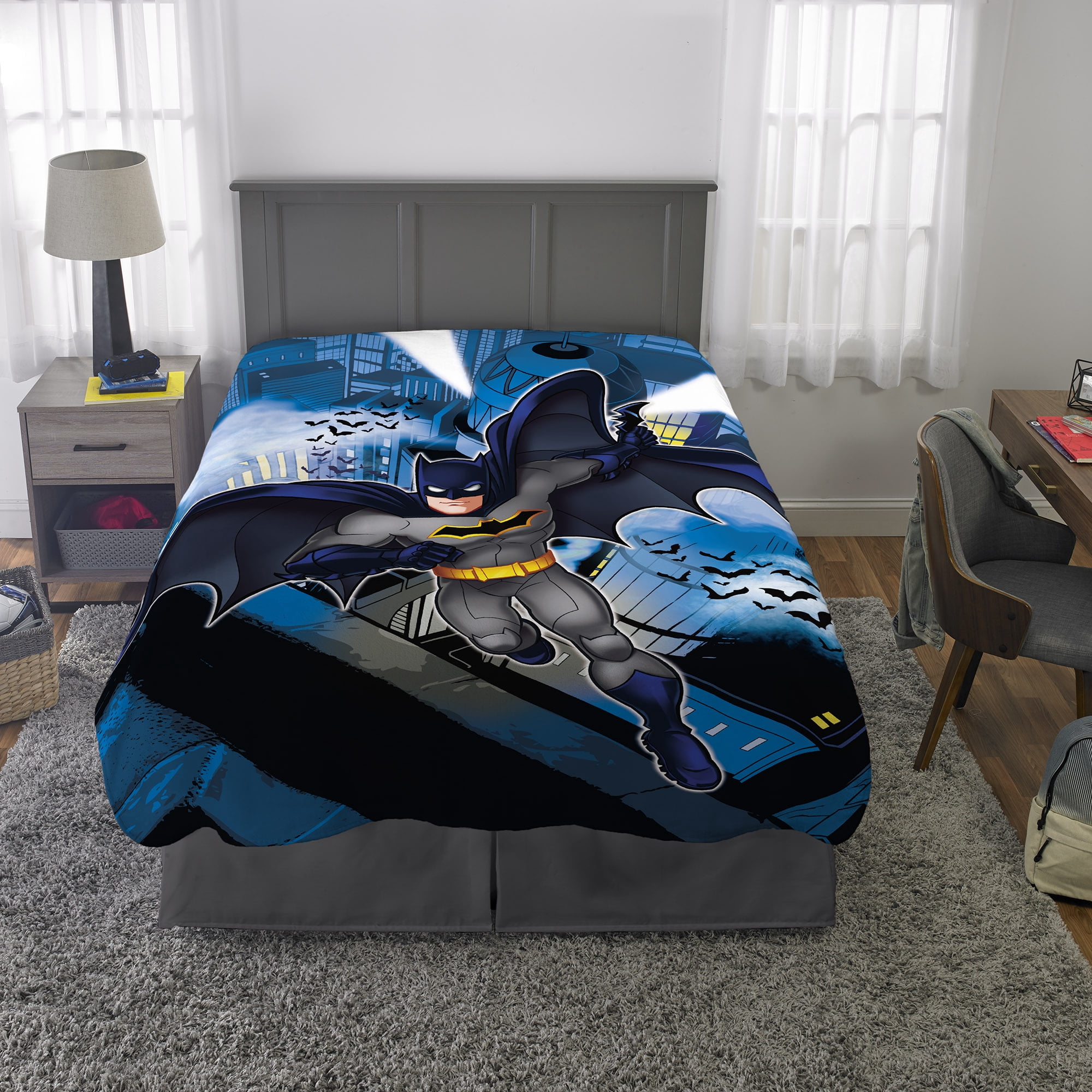 Batman Kids Plush Blanket, 62” x 90”