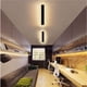 thumbnail image 5 of Lámpara de pared rectangular de acrílico blanco con tiras largas simples, cálida y cómoda, adecuada para uso en interiores y exteriores en villas, patios, balcones, terrazas, jardines, dormitorios,, 5 of 5