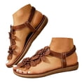 thumbnail image 2 of Women Floral Toe Post Beach Sandals, Casual Summer Walking Slides,US:9.5, 2 of 6