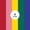 Rainbow, variant on Cricut® Iron-On™ Heat Transfer Vinyl Roll Sampler, 12 x 12 (6 Count), Basics