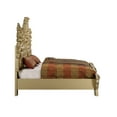 thumbnail image 5 of Acme Seville Eastern King Bed Synthetic Leather & Gold, 5 of 6