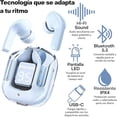 thumbnail image 3 of Audífonos Inalámbricos | 5 pz. | Azul claro | Z9 | Bluetooth | Cancelación de Ruido | Estuche de Carga 25 h | Micrófono Integrado IPX4 | Viajes, Ejercicio, Relajación | Música en todo momento, 3 of 10