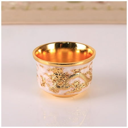 

Vintage Wine Glasses Teacup Engraving Pattern Zinc Alloy Shiny Surface Wine Cup for Gift Wine Liqueur Cup for Kit RE